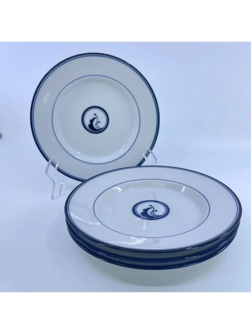 vintage dansk flora juniper salad plates set of 4 made in japan